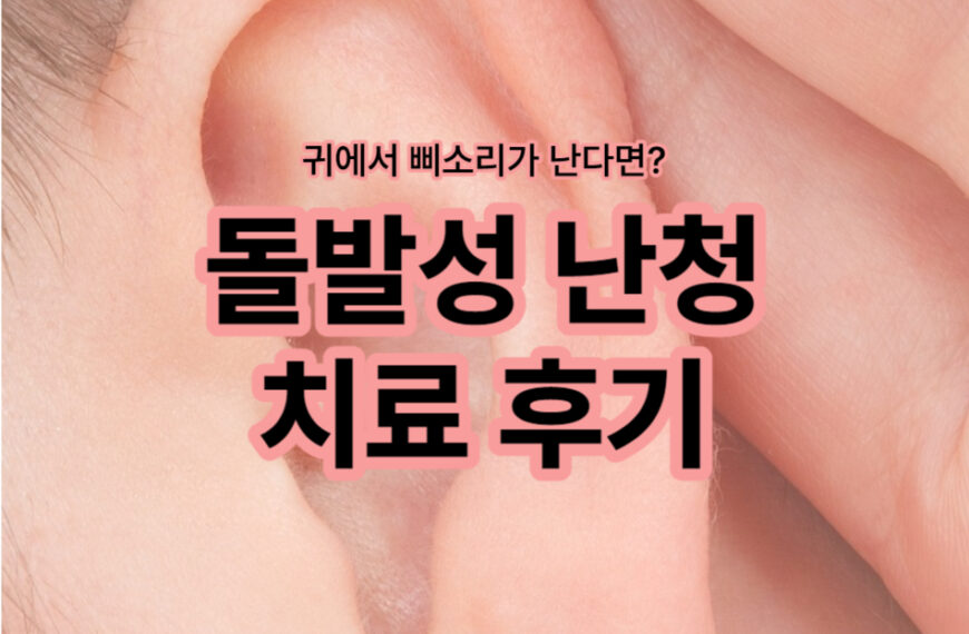 돌발성 난청